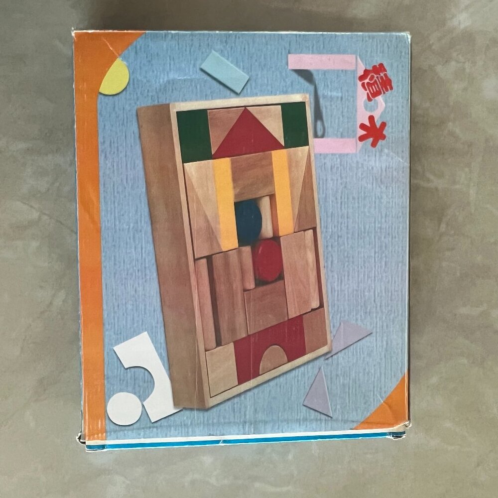 Wooden building blocks